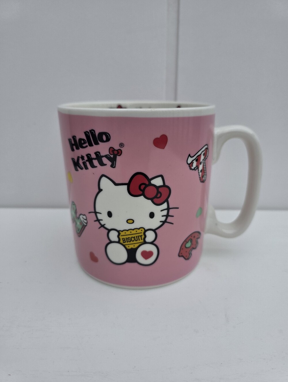 Sanrio Hello Kitty Pink Ceramic Coffee Mug New Bone China Animal Free